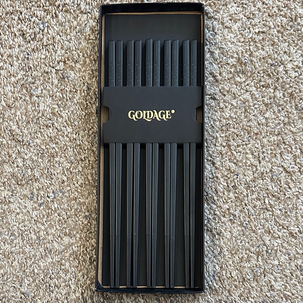 Black Chopsticks Set